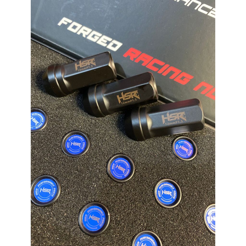 baut roda variasi merk hsr type MUR MAITARA (M59P) 1,5 MATTE BLACK+RED untuk segala mobil toyota,hon