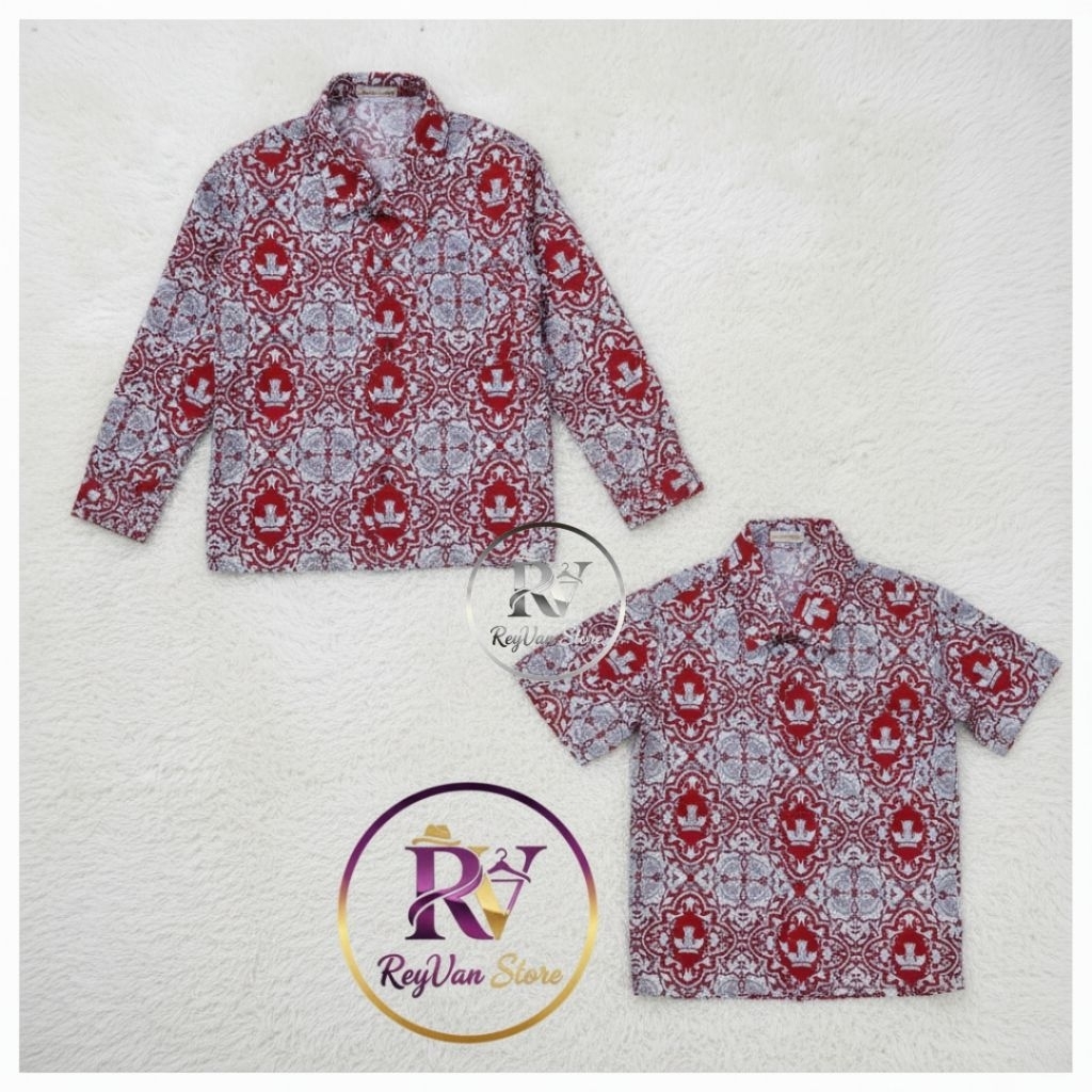 Seragam SD Batik Nasional Motif  Batik Bunga Bangsa/Seragam Batik Sekolah