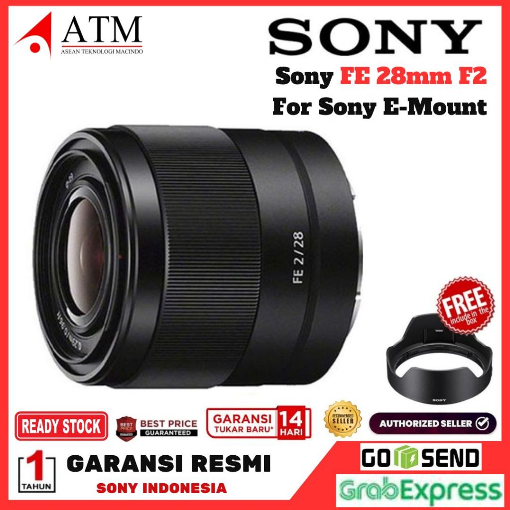 Sony FE 28mm f2 Lensa Sony 28 mm f/2 Garansi Resmi
