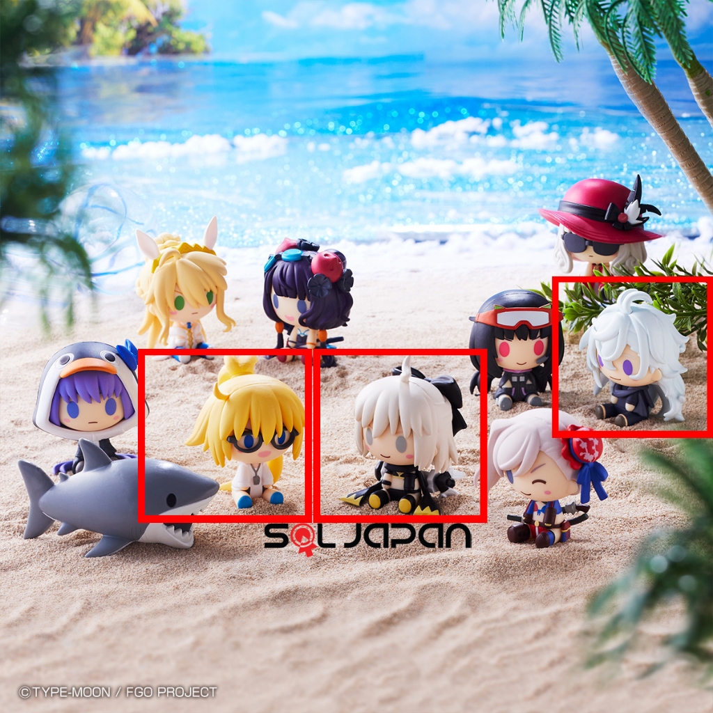 Fate Grand Order FGO Chokonokko Figure Ruler Artoria Arthuria Altria Archer Jeanne Reese XP