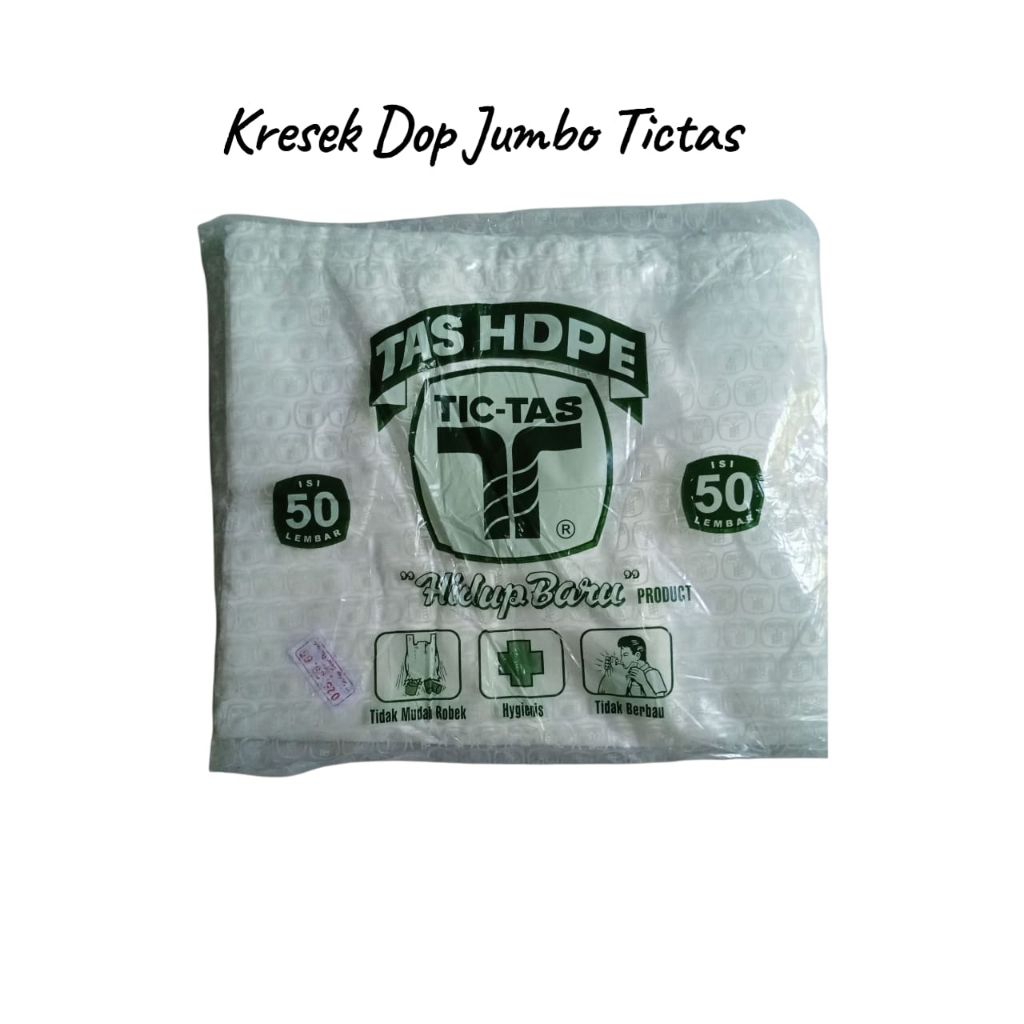 Plastik Kresek Tictas Jumbo Kantong Plastik Kresek Jumbo HD Tictas