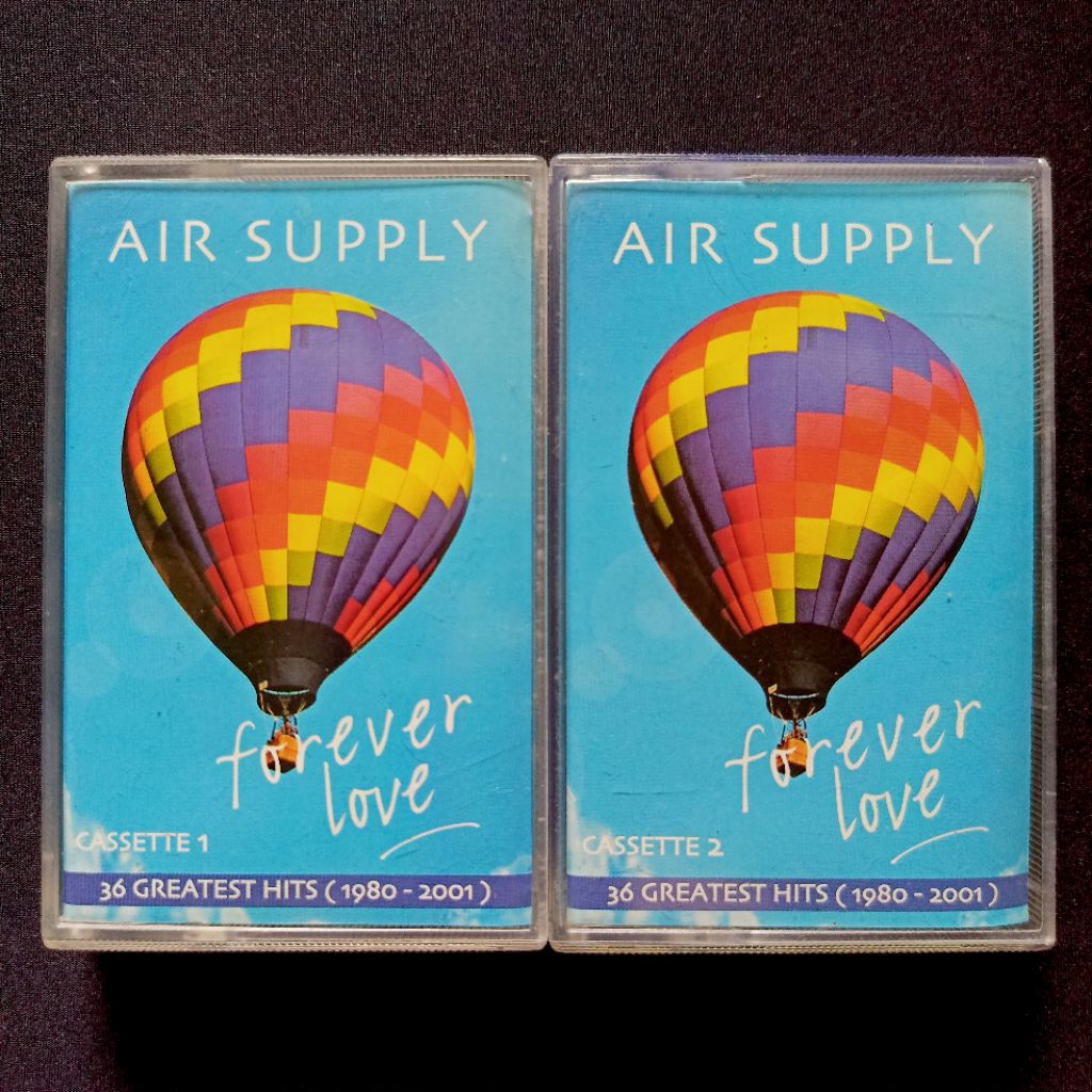 Kaset Air Supply - Forever Love (36 Greatest Hits (1980 - 2001)) (Double Cassette)
