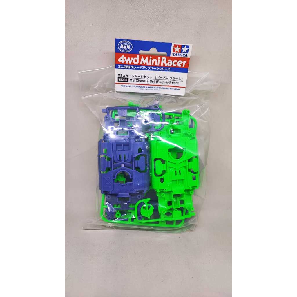 TAMIYA 95234 CHASSIS MS SET PURPLE  / GREEN TAMIYA ORIGINAL MIJ