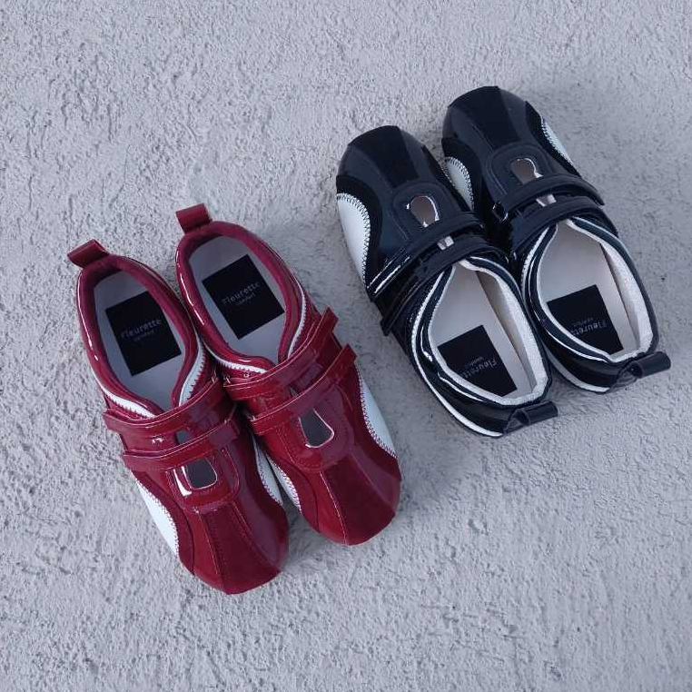 Fleurette | Sepatu Wanita Suede Sporty Ballet |VIOR