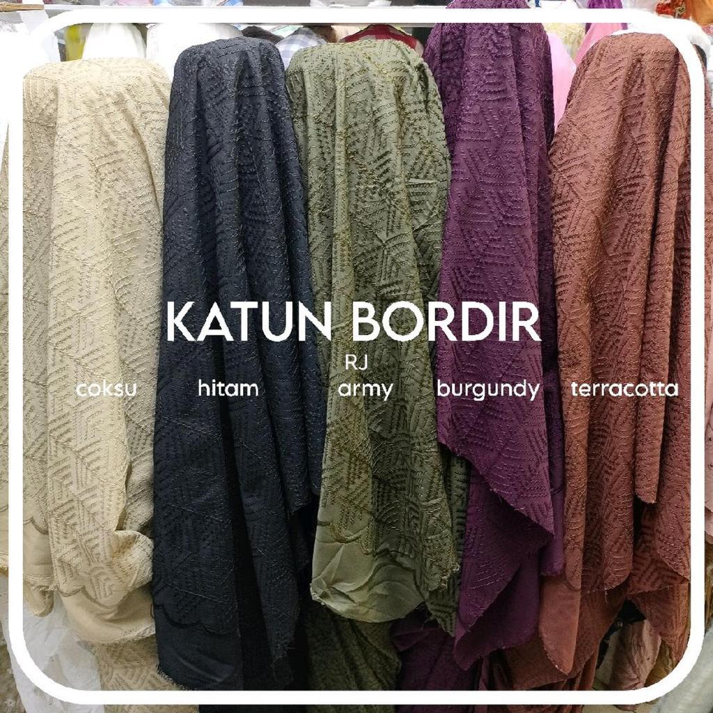 Rumah Tailor - Katun Bordir - Bahan Kain Cotton Full Bordir