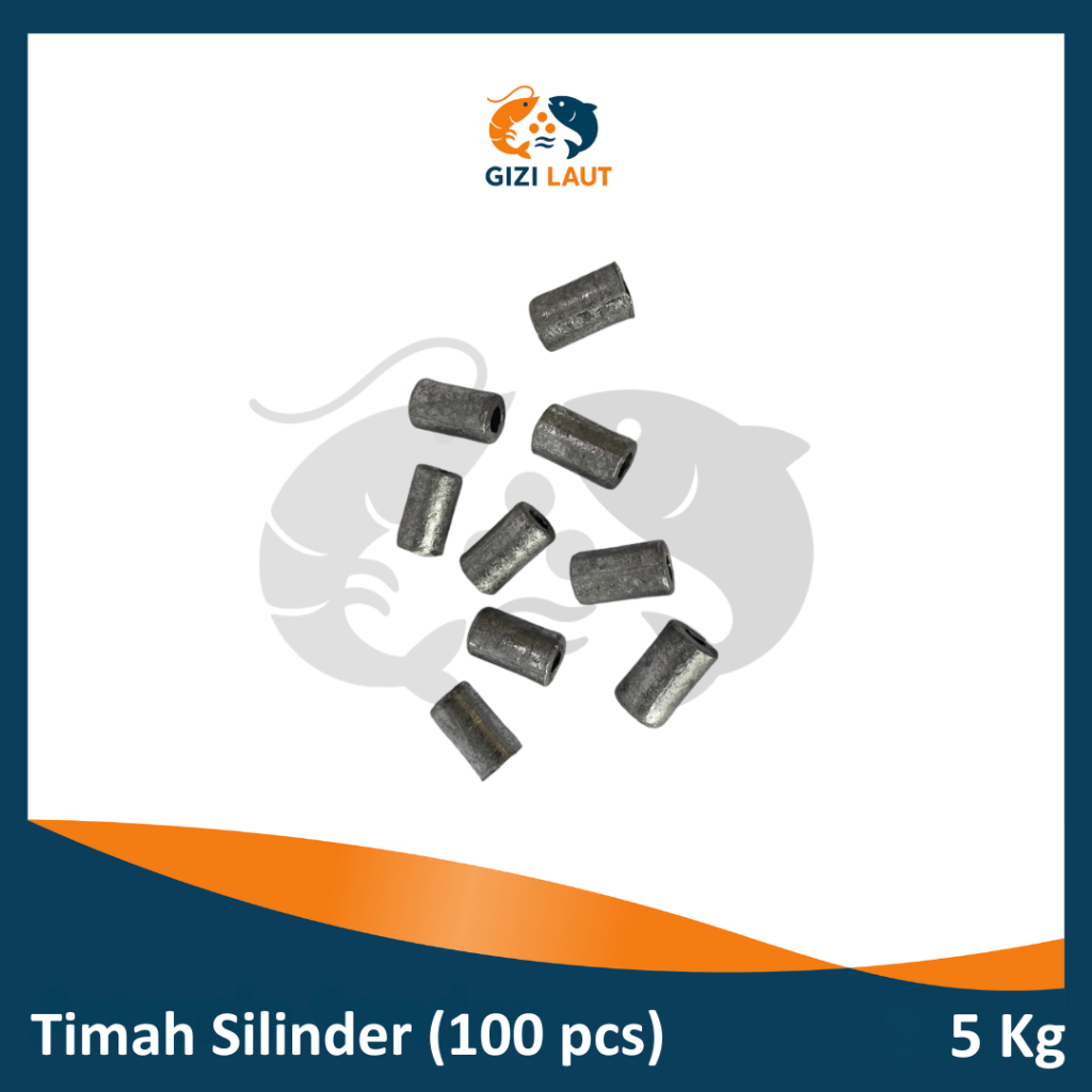 Timah Silinder | Pemberat Selang Aerasi | Pemberat Tali Pancing | Timah Silinder 100 pcs