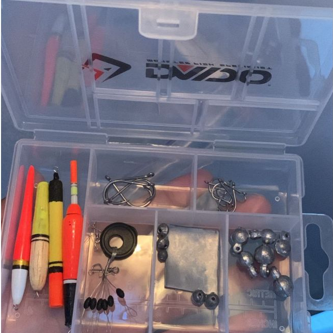 Paket Alat Pancing 1 Kotak Daido Bening Full Set Siap Pakai