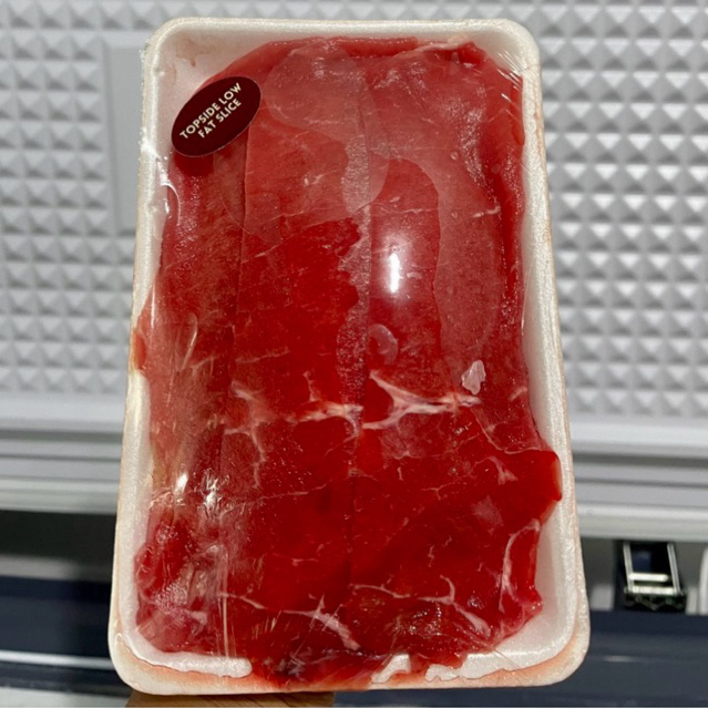 Topside low fat slice beef slice beef sice beef slice beef low fat beef slice daging sapi halal