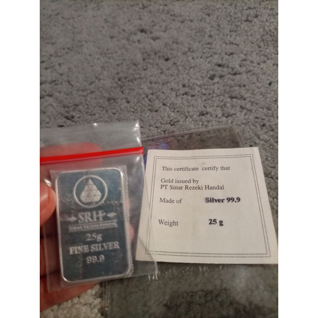 perak batangan silverium srh