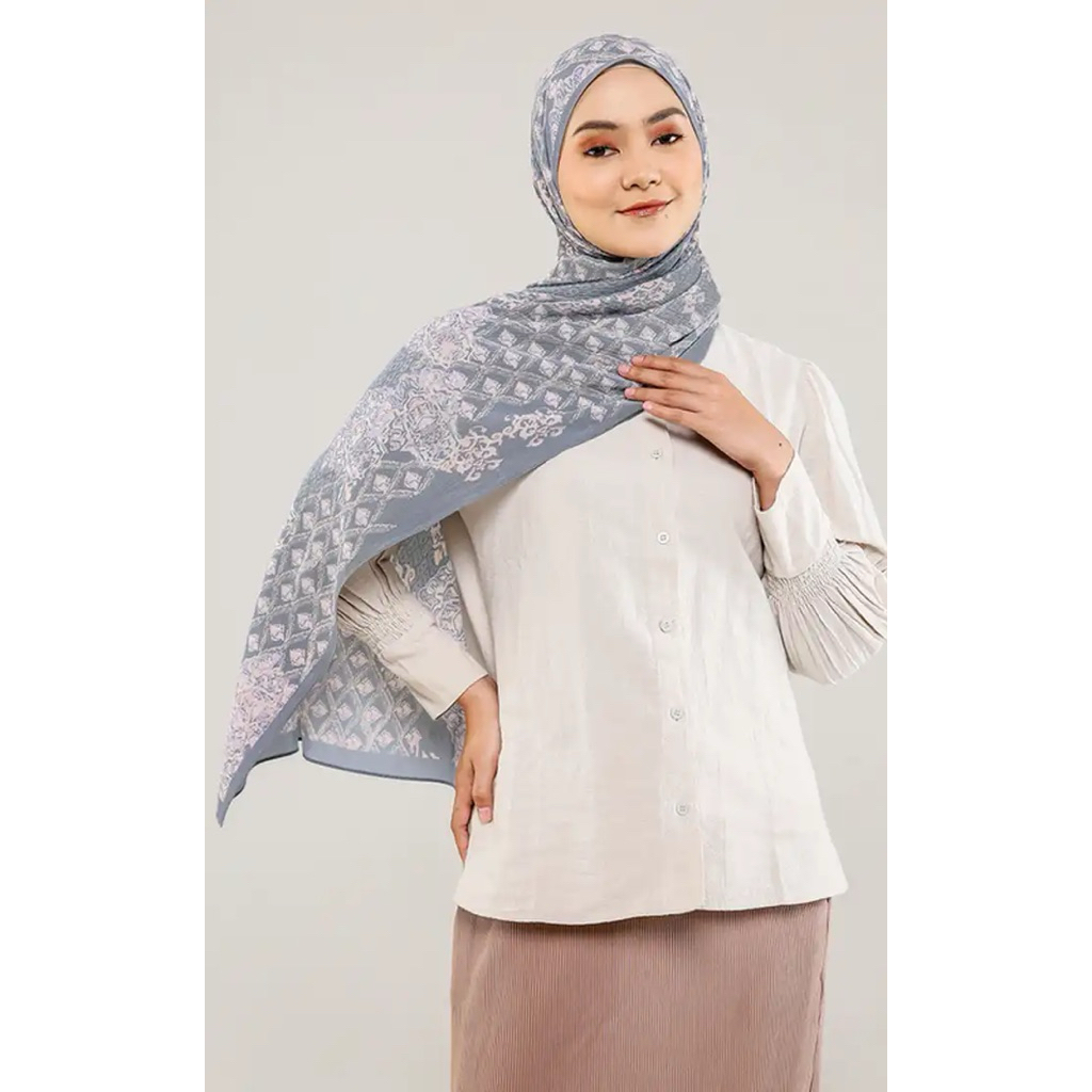 SALE Buttonscarves THE GRANADA Pleated SHAWL PINK MIST NWT