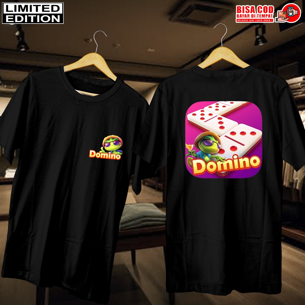 KAOS DISTRO HITAM JEPANG | BAJU KAOS PRIA WANITA | KAOS JEPANG DOMINOS| DISTRO KAOS PRIA WANITA | KA