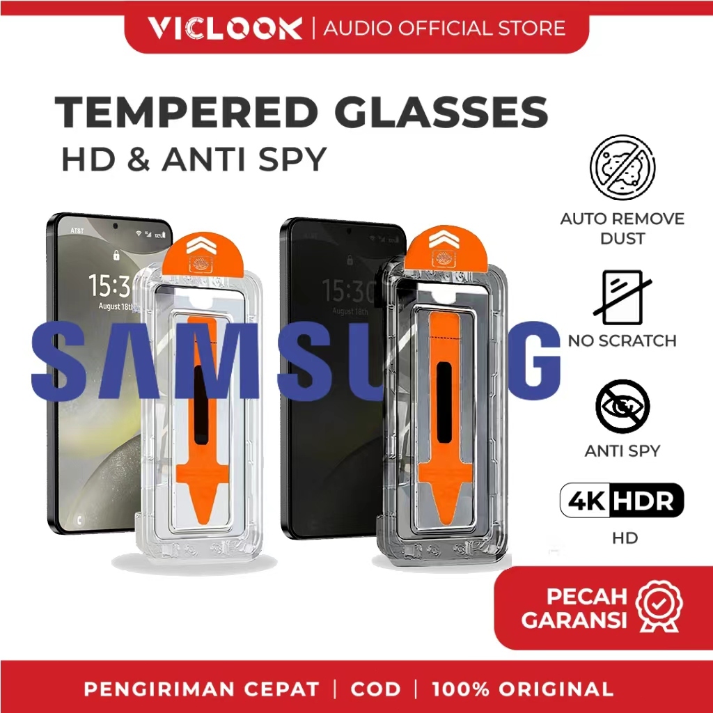 VICLOOK Tempered Glass Samsung Series