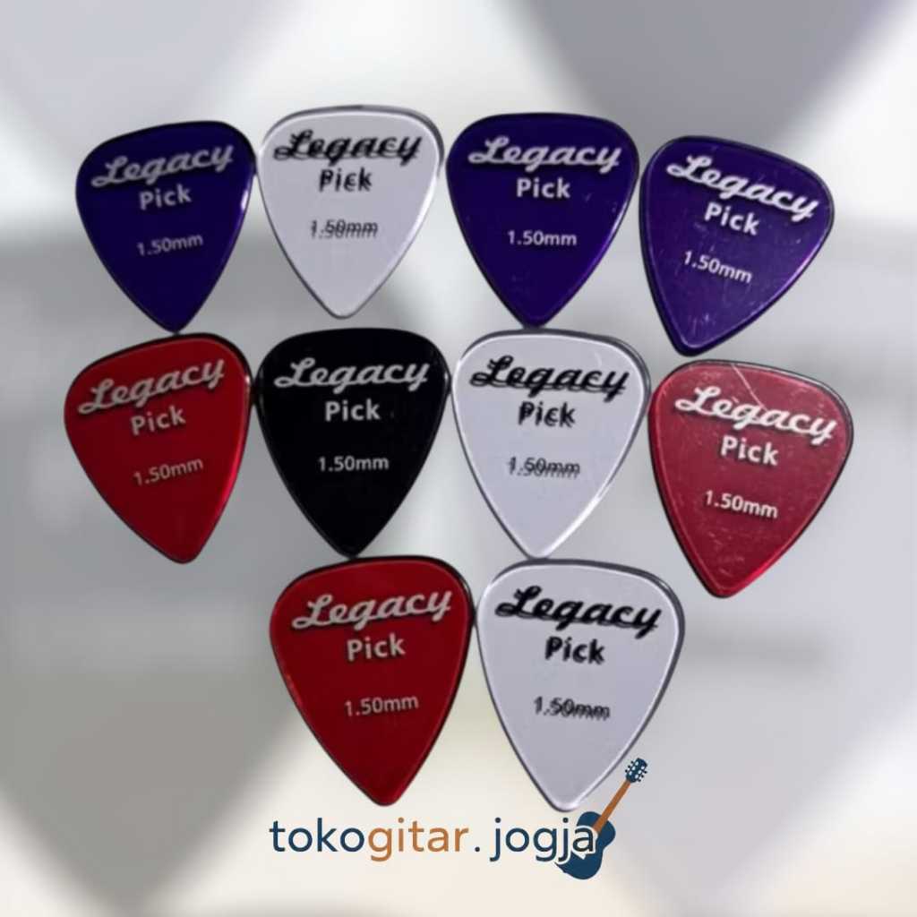 PICK GITAR AKUSTIK ELEKTRIK LEGACY TRANSPARENT