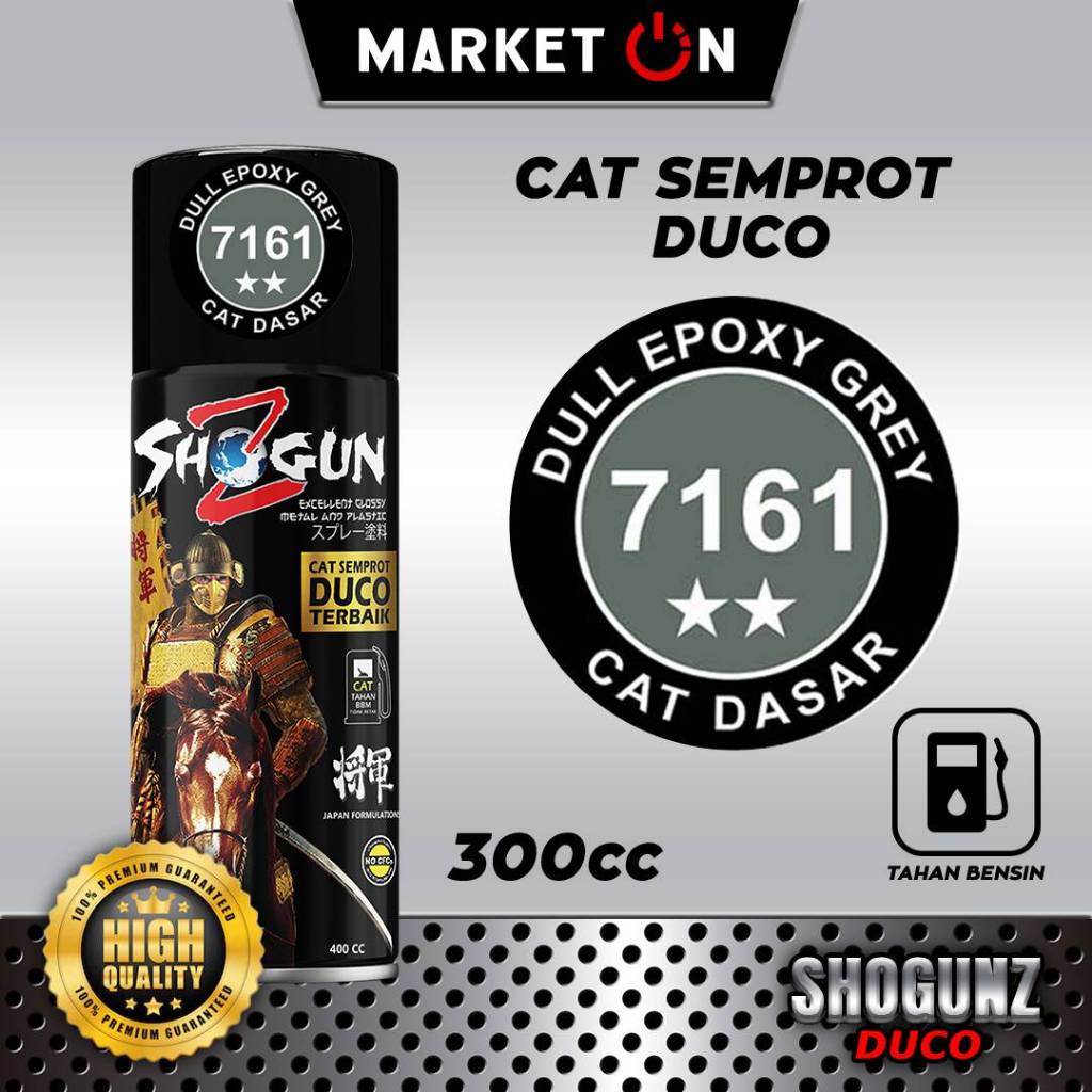 Pilox Dull Epoxy Primer Grey 7161 Abu Cepat Kering || Shogun Z Duco Epoxy Primer Abu Tahan Lama