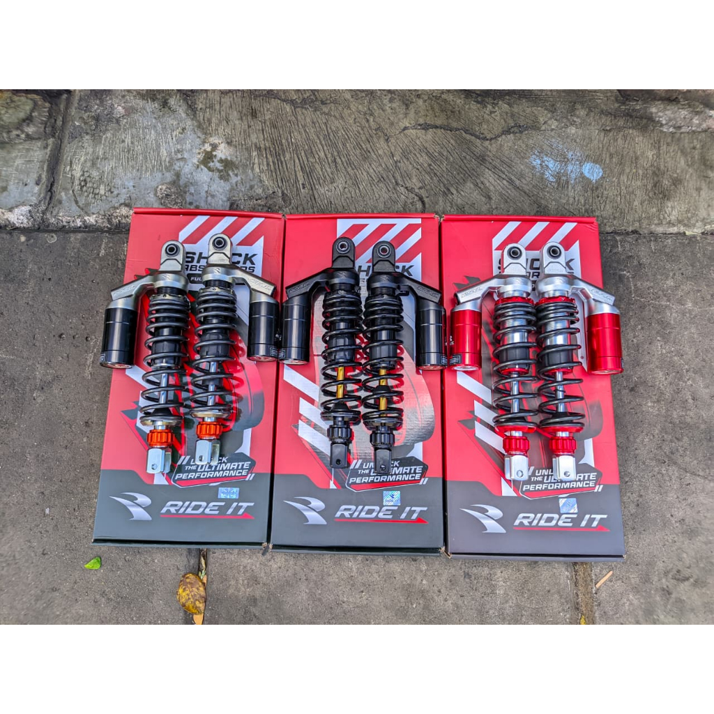 SHOKBREAKER RIDE IT GP 299 Pro Series Aerox , Nmax old , Nmax New, PCX NEW , ADV 150 WARNA Grey Red 