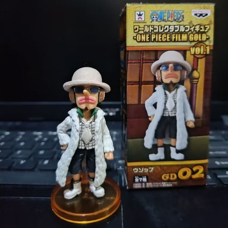 wcf usop gold BIB kondisi sesuai foto