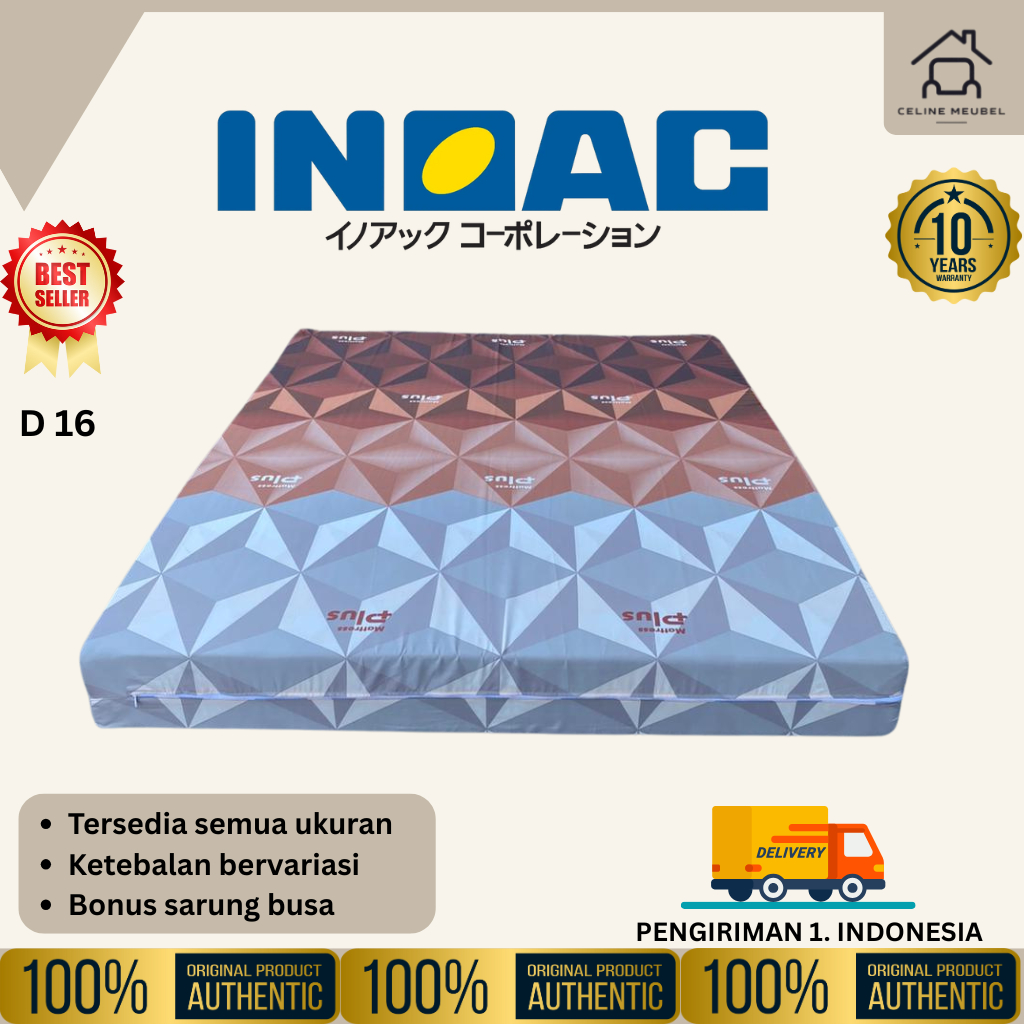 KASUR BUSA / KASUR TIDUR / SPON TIDUR INOAC GARANSI RESMI PT SERIM INDONESIA