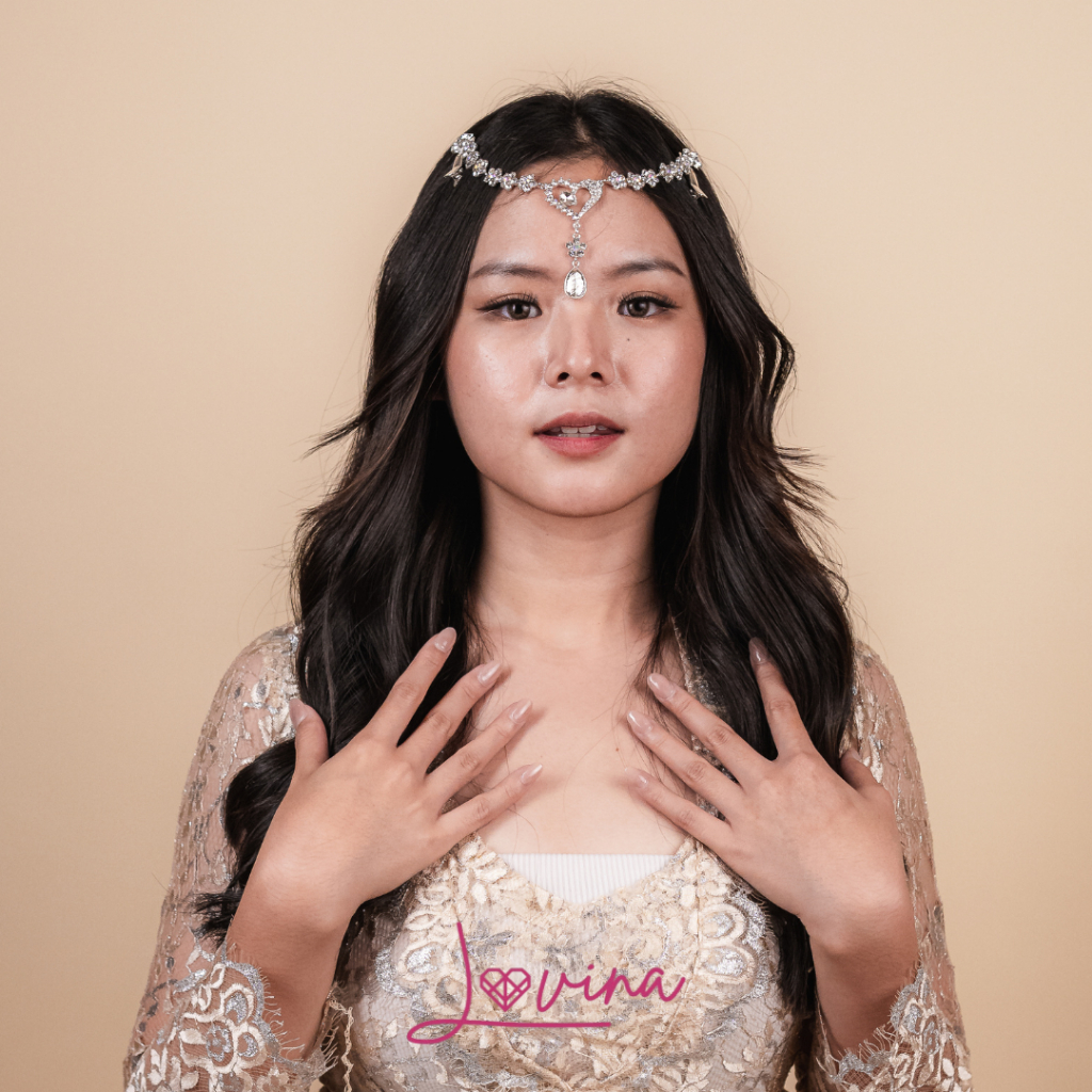 Lovina Claris Headpiece - Aksesoris Kepala Hijab Wanita Ala Korea