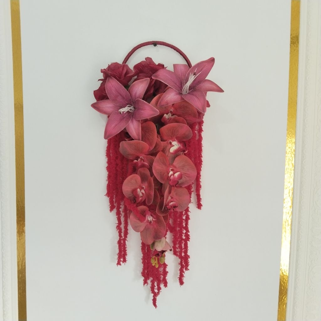 Hand Bouquet Bunga Pengantin - Handbouquet Wedding Flowers Hoop Lamaran Prewedding Bunga Tangan