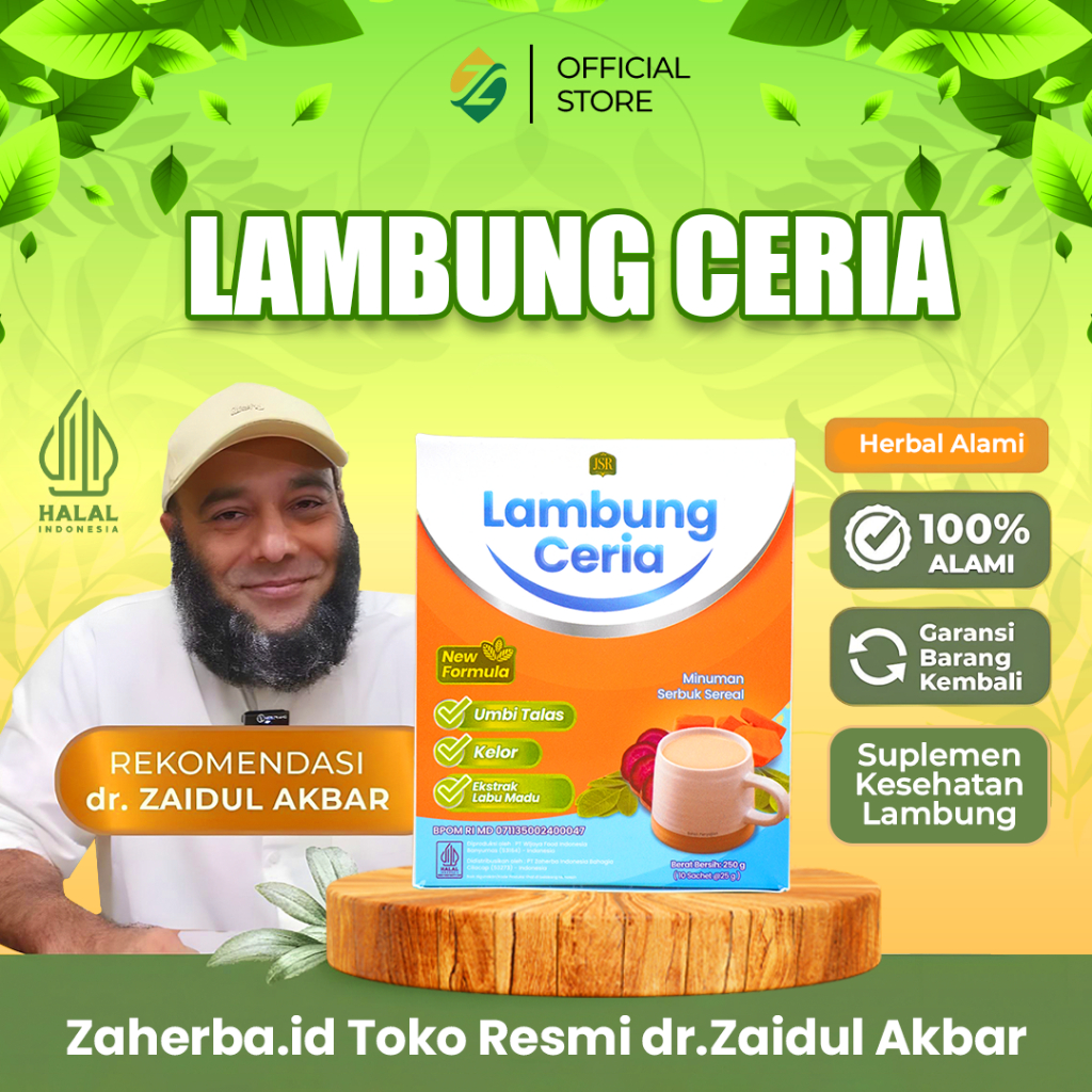 LAMBUNG CERIA NEW FORMULA JSR dr Zaidul Akbar ATASI MASALAH GERD/MAAG/ASAM LAMBUNG