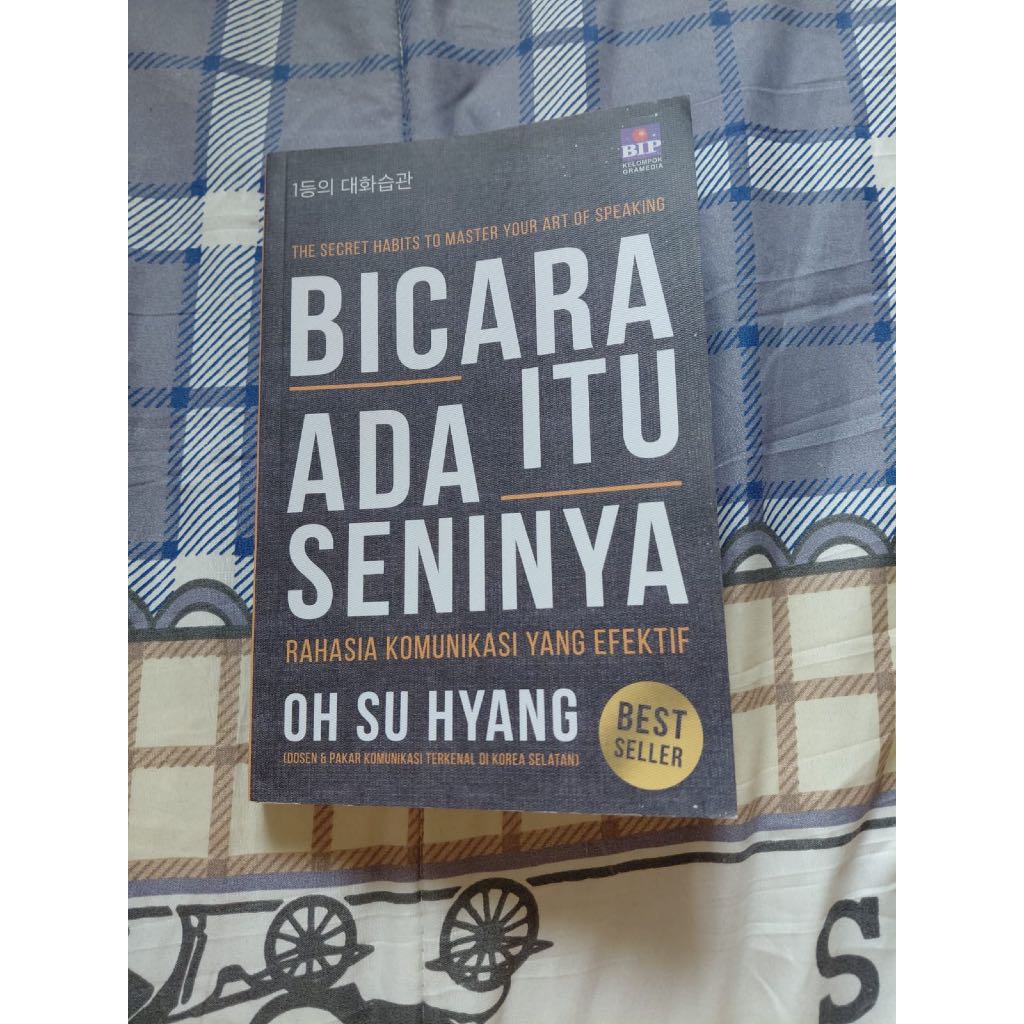Buku Bekas/Preloved BICARA ITU ADA SENINYA Karya Tulis Oh Su Hyang - 100% ORI