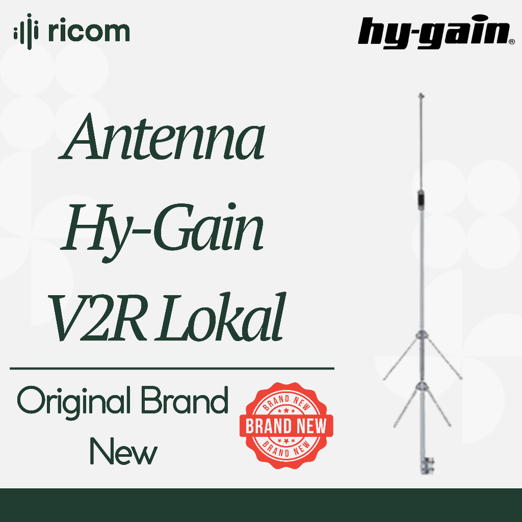 Antenna HyGain V2R Lokal – Antena VHF Vertical Original Brand New Antena Hy-Gain V-2R V2-R
