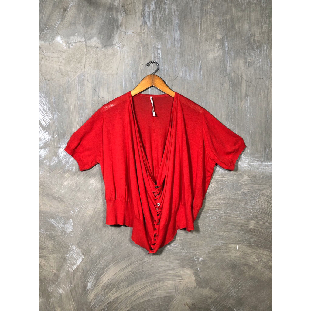 Issey Miyake Sunaokuwahara Oversize Button Cardigan