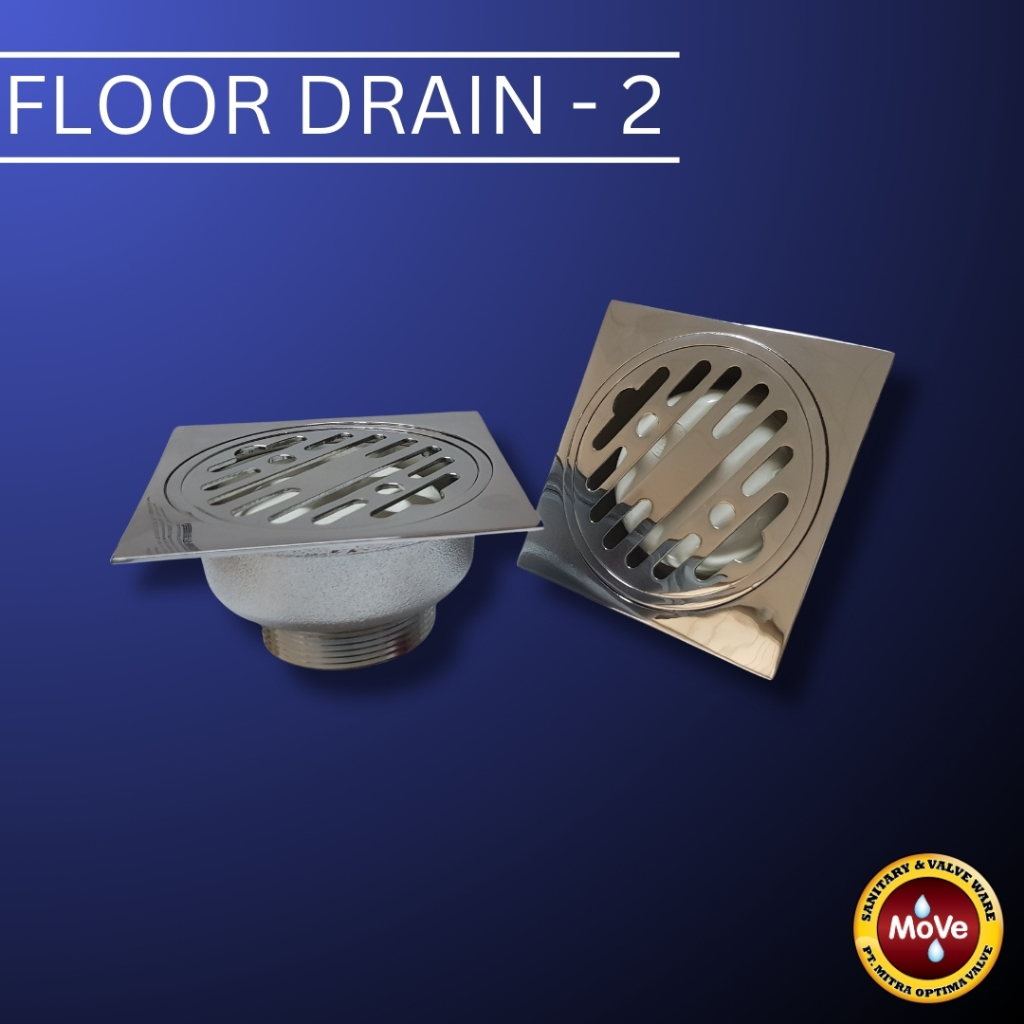 MoVe - FLOOR DRAIN 2 Saringan Got Kotak Kamar Mandi