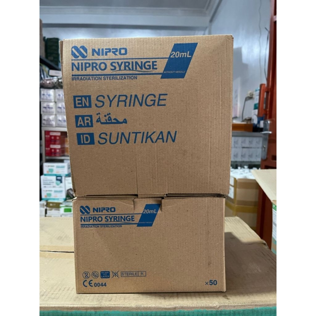 Spuit 20ml Nipro isi 50pcs