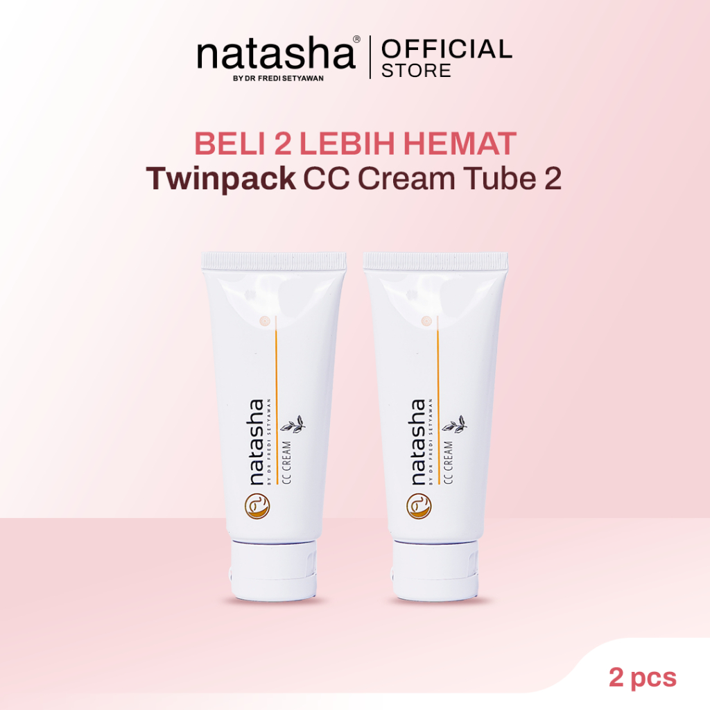 [TWINPACK] Paket Isi 2 Natasha CC Cream Tube