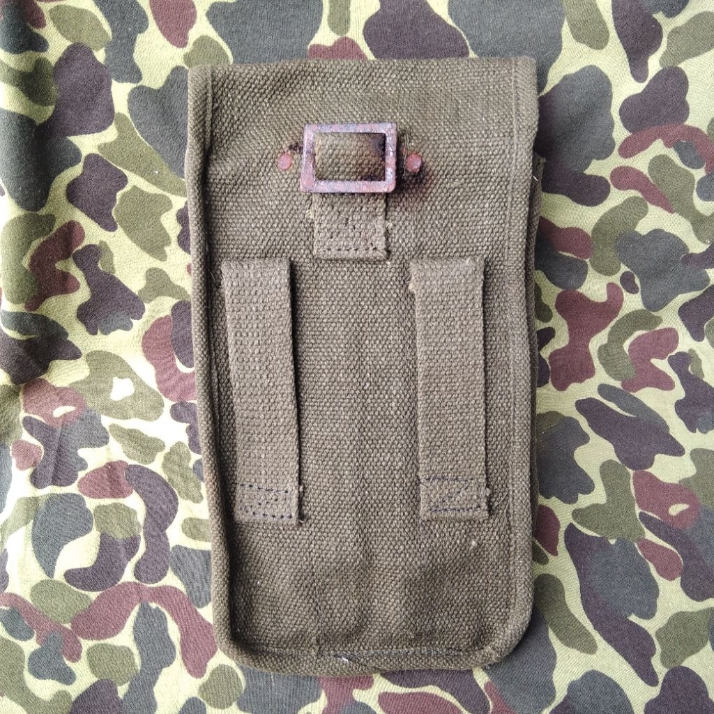 magpouch kanvas tentara jadul kantong magazen smg tentara tas munisi abri operasi seroja timtim mag 