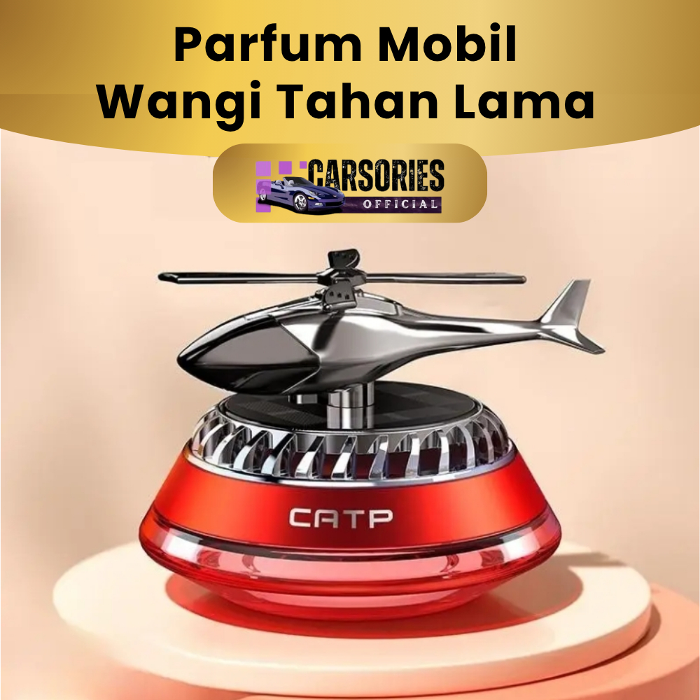 Parfum Helikopter pajangan dashboard Mobil car parfume Berputar otomatis Tenaga Surya