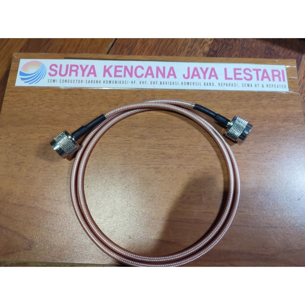 JUMPER SWR ANALYZER DUPLEXER N MALE TO N MALE KABEL RG58 D ANTENA PANJANG 1 METER