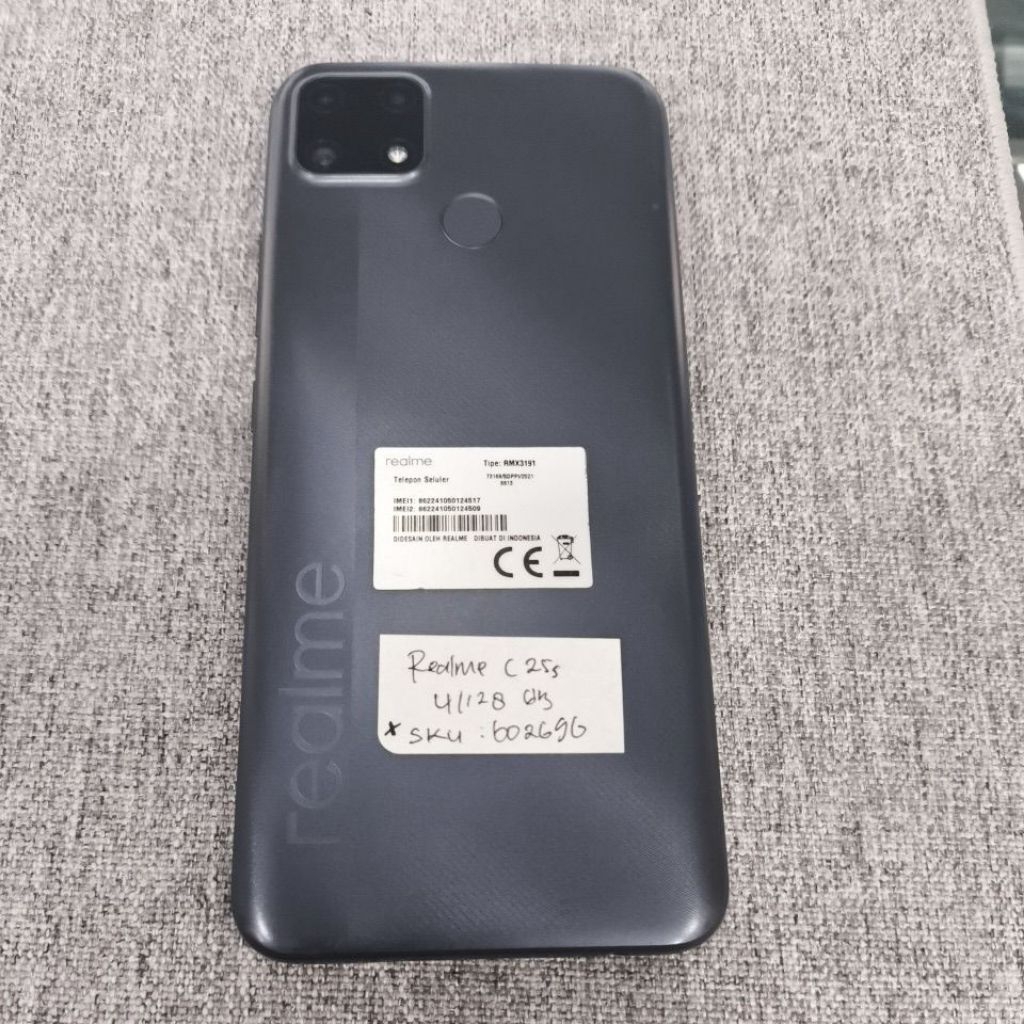 Handphone second normal realme C25s original unit only