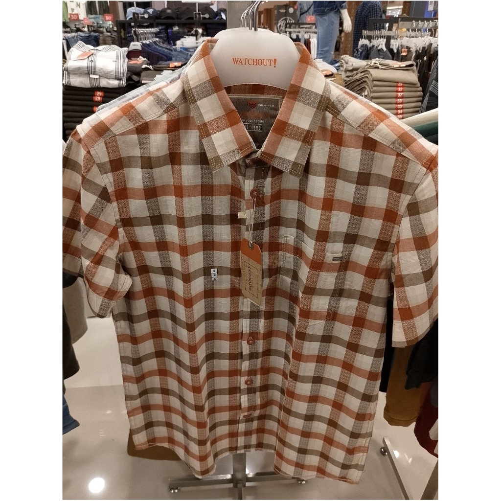 Watchout - Kemeja Lengan Pendek Pria