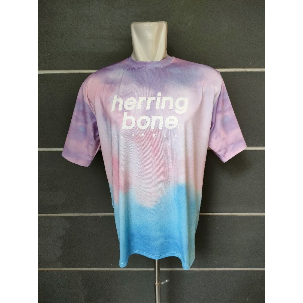 T-shirt Kaos olahraga Herringbone kombinasi XL