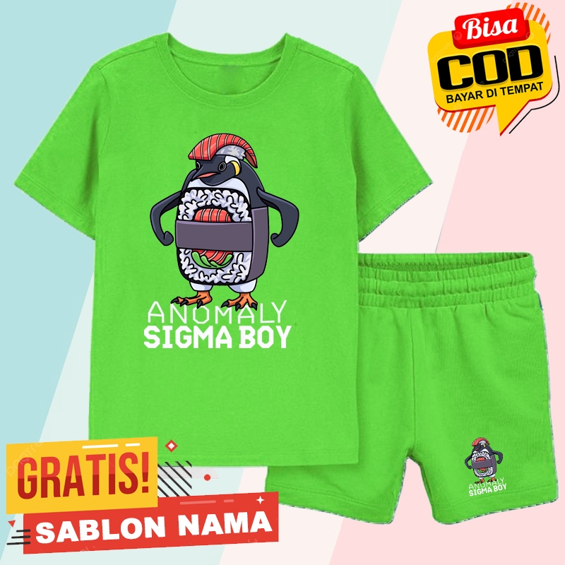 Setelan Kaos Anak Anomaly Sigma Boy / Baju Anak Laki-Laki & Perempuan Anomaly Sigma Boy