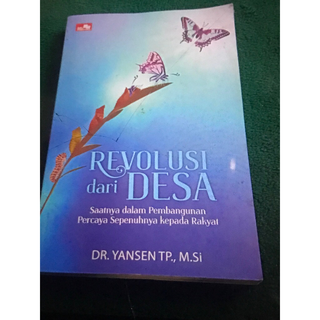 buku revolusi dari desa, saatnya dalam pembangunan percaya kepada rakyat