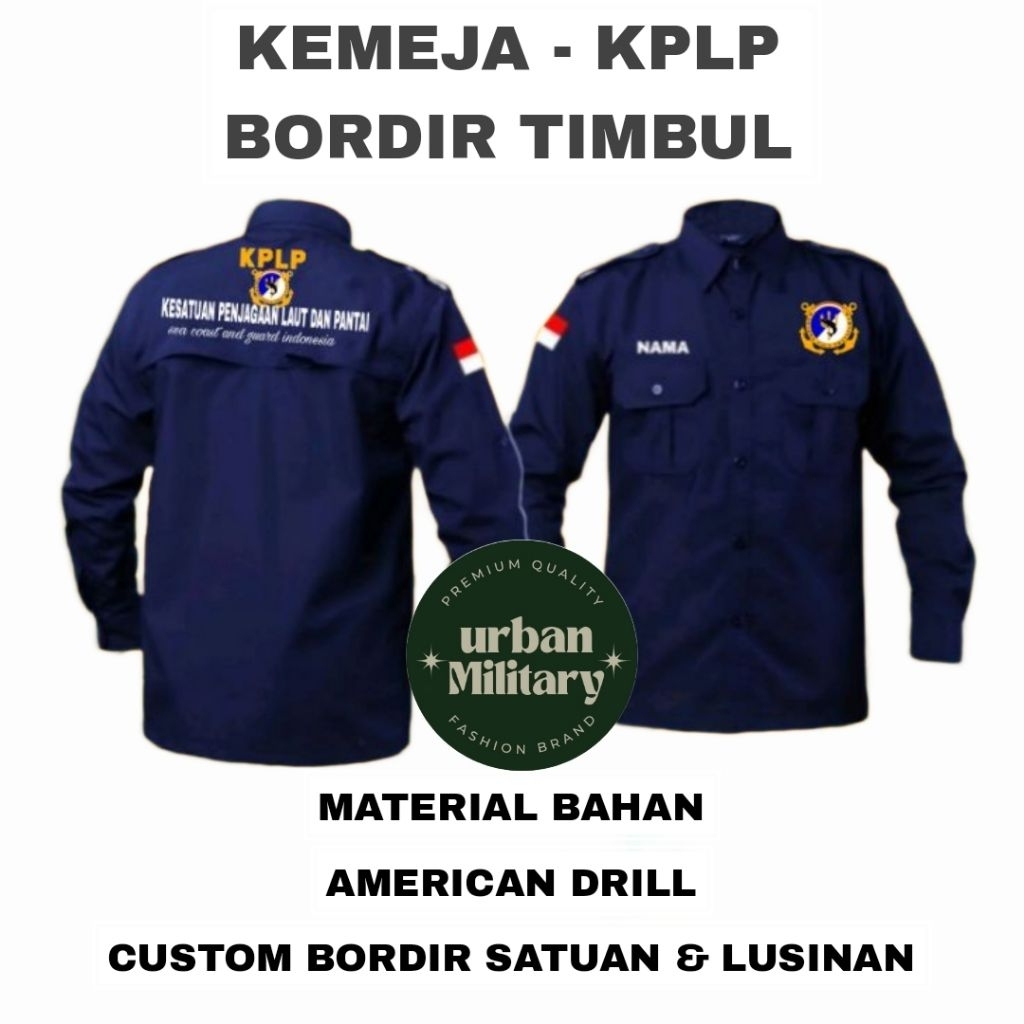KEMEJA PDL/PDH KPLP//COAST GUARD INDONESIA