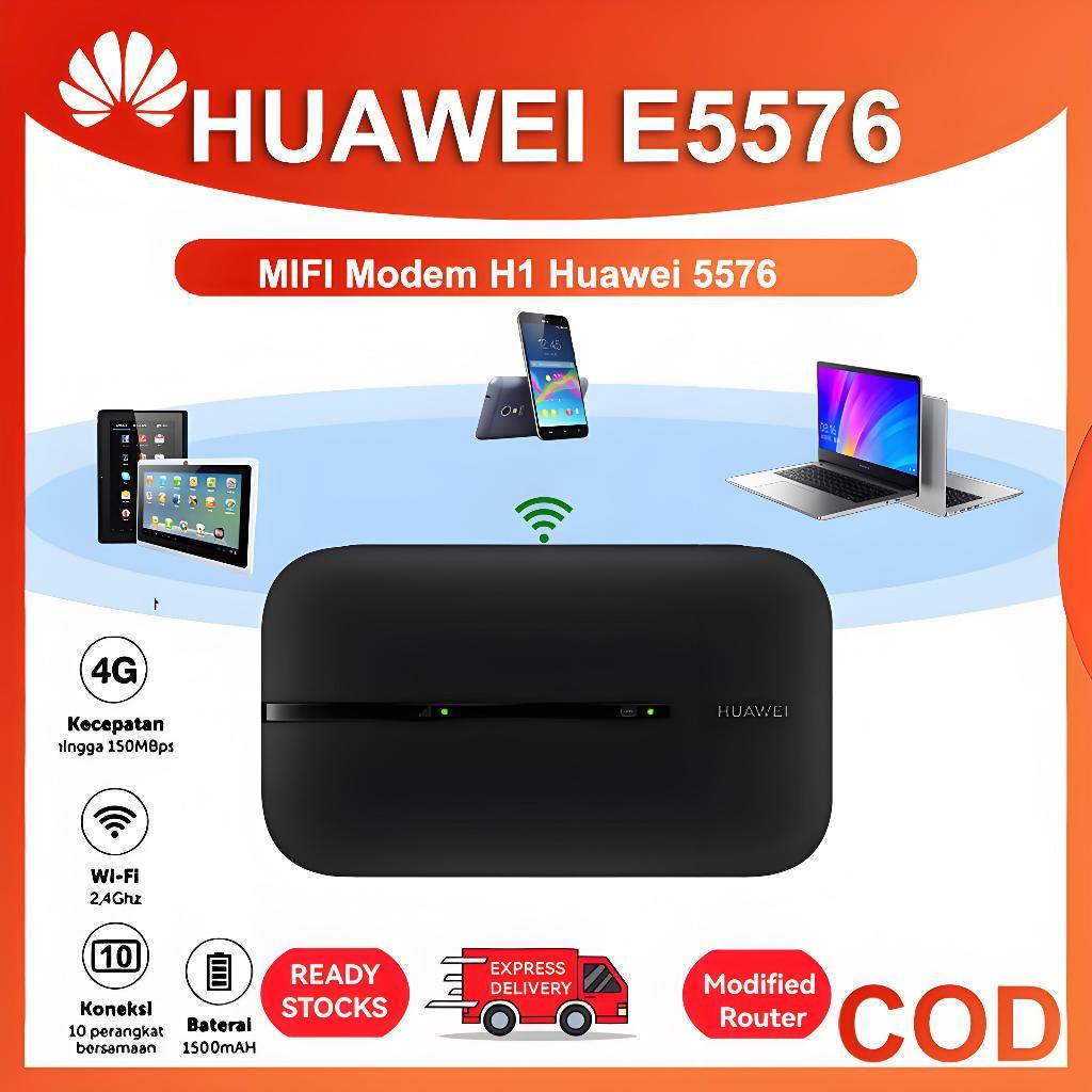 [2025] mifi E5576/E5577 Brovi HKM XL GO IZI Mifi Modem Wifi 4G Portabel Tidak Terkunci Semua Operato