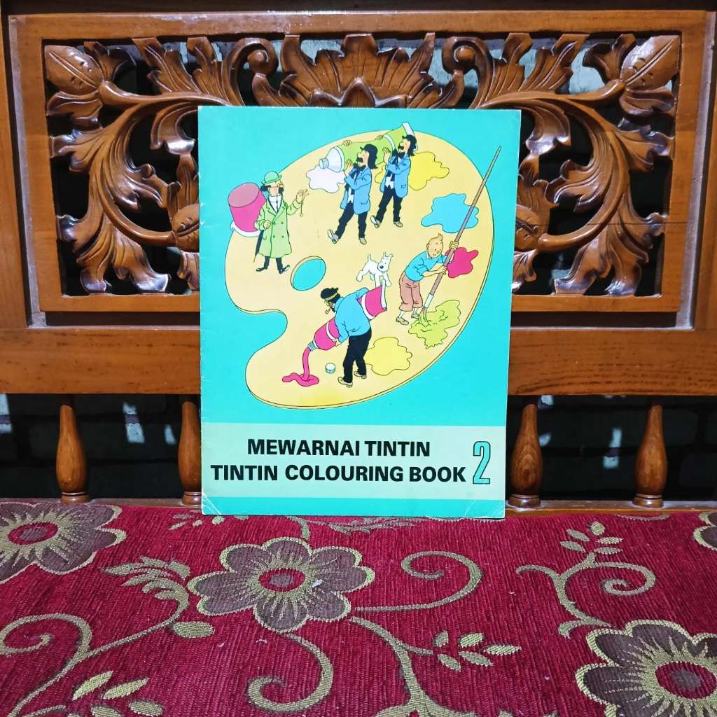 Buku Mewarnai Tintin Colouring Book