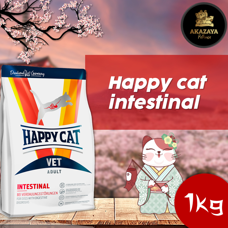 HAPPY CAT INTESTINAL | HAPPY CAT INTESTINAL KEMASAN 1KG REPACK | MAKANAN KUCING HAPPY CAT INTESTINAL