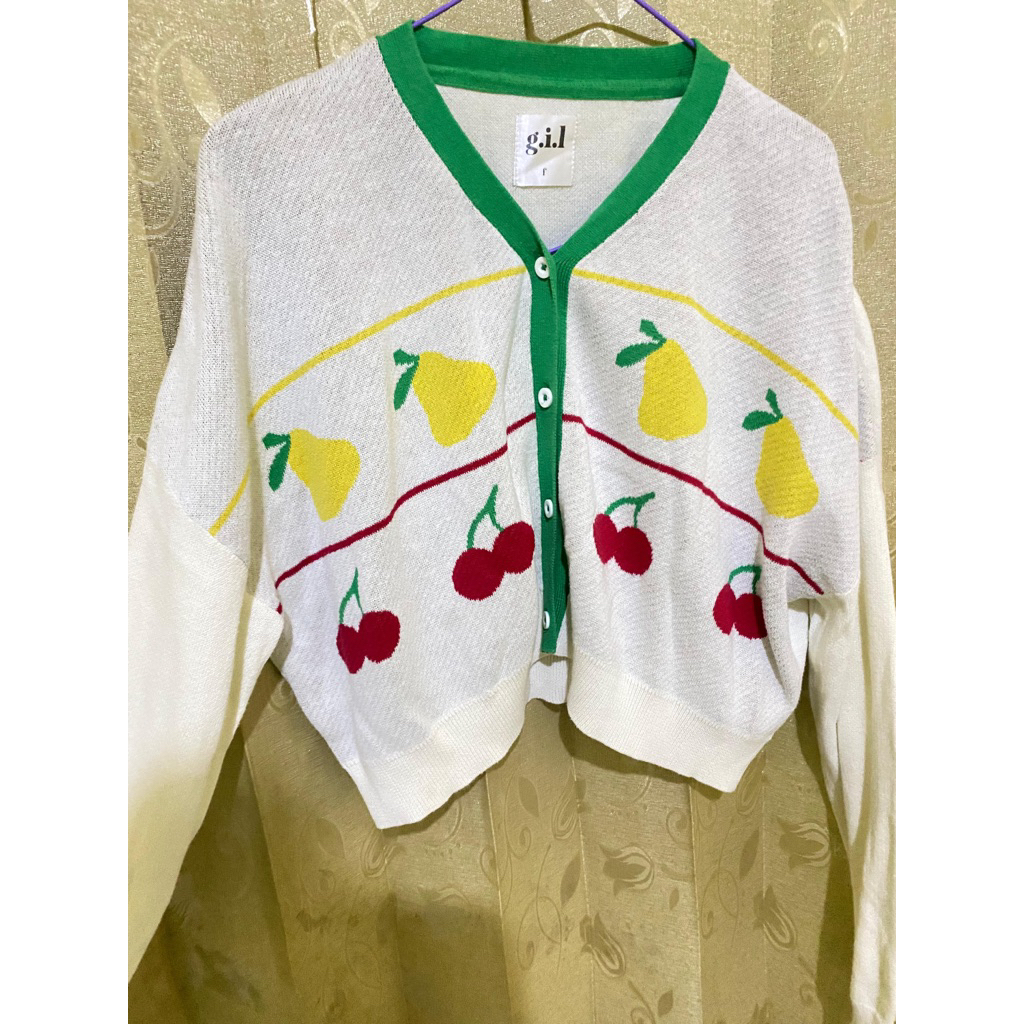 cherry cardigan