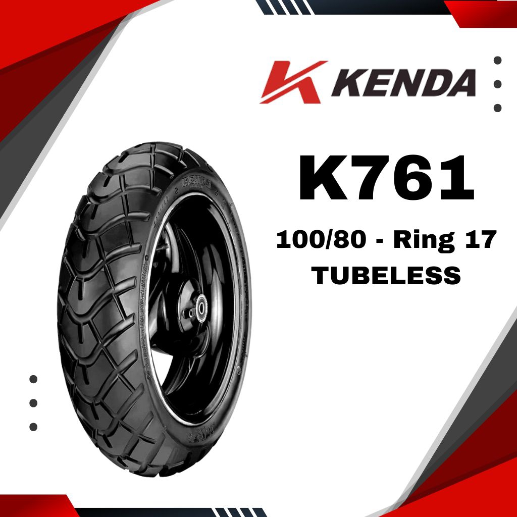 BAN KENDA K761 100/80 RING 17 TUBELESS