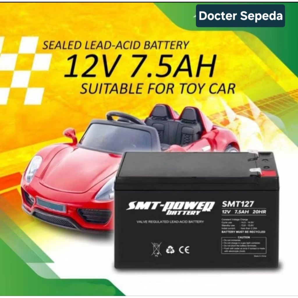 Aki tne 12v 7ah untuk mobilan Aki anak