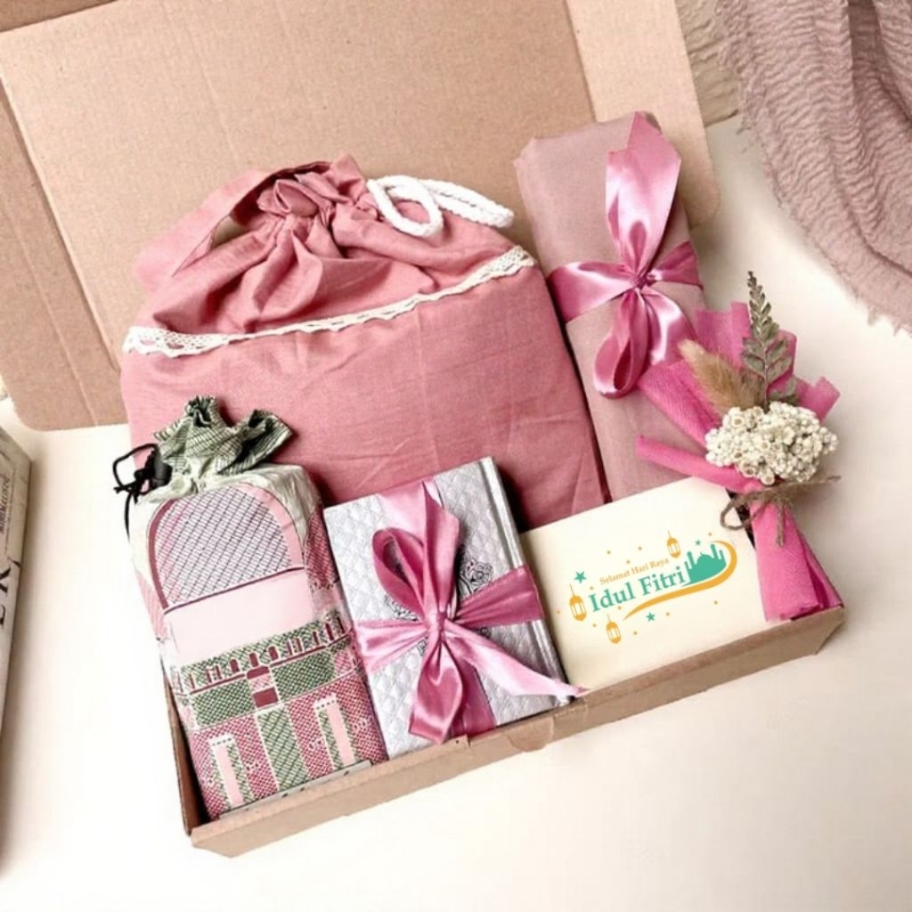 Hampers seperangkat alat sholat/ seperangkat alat sholat mahar/ seperangkat alat sholat seserahan/ s