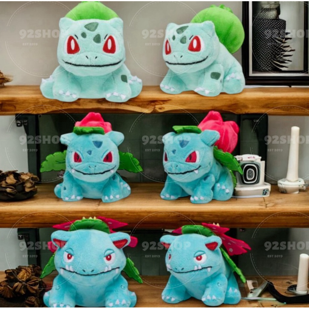 Boneka pokemon Venusaur besar | boneka Venusaur evolusi pokemon bulbasaur
