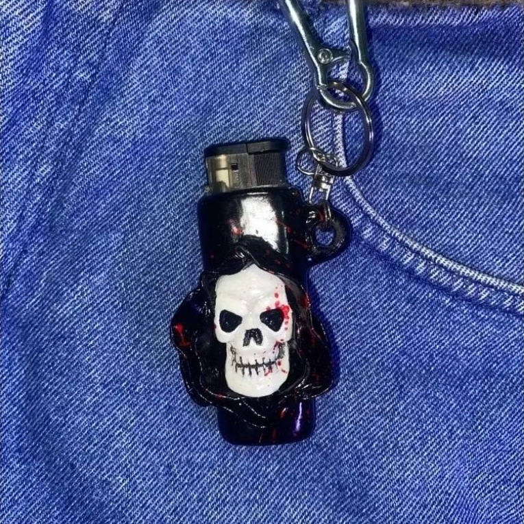 [DEATH ANGEL] CLAY CASE LIGHTER | CASING KOREK | PELINDUNG KOREK | CLAY CUSTOM