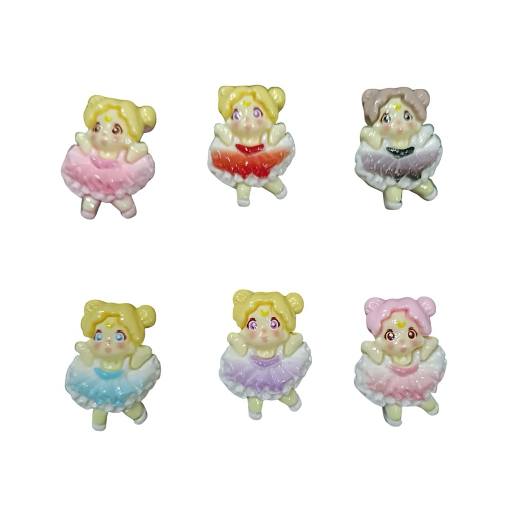 (500 pcs) Clay resin boneka