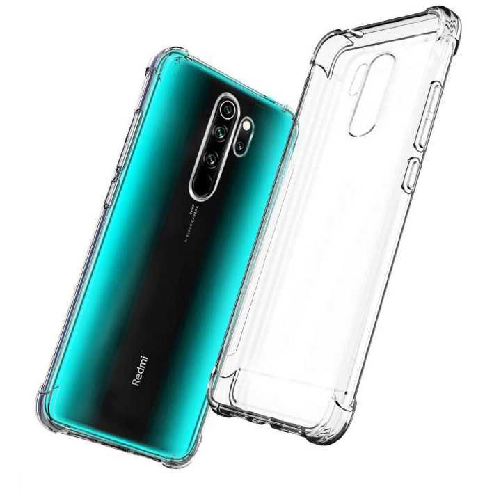 Softcase Anticrack Untuk Redmi Note 8 , Redmi Note 8 Pro Silikon Case Bening Transparan